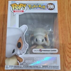 Funko Pop Cubone Pearlescent Pokemon Center Exclusive 596